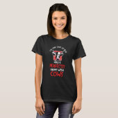 Männer Kuh T-Shirt (Vorne ganz)