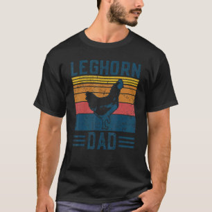 Männer Landwirtschaft Rasse Vintage Leghorn Huhn T-Shirt