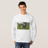 Männer, lange Ärmel T, Truthahn Happy Thanksgiving T-Shirt (Vorne ganz)