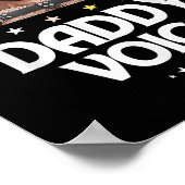 Männer lassen mich nicht meine Daddy Voice Funny G Poster (Ecke)