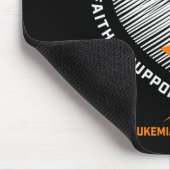 Männer Leukämie Bewusstsein Kämpfen Leukämie Mousepad (Ecke)