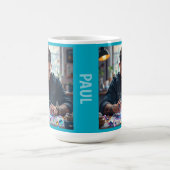 Männer Liebe Diamantkunst auch Kaffeetasse (Mittel)