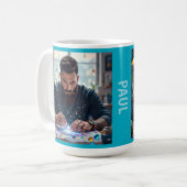 Männer Liebe Diamantkunst auch Kaffeetasse (Vorderseite Links)