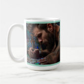 Männer Liebe Diamantkunst auch Kaffeetasse (Links)