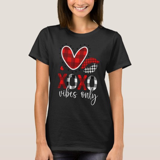 Männer LIEBE Herz Valentinstag XO XO T-Shirt (Vorderseite)