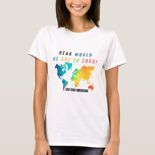 Männer Lieber Welt1 T-Shirt (Vorderseite)