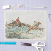 Männer löschen während einer Jagd vom Sport Seidenpapier (Handwerk)