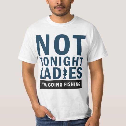 Männer lustig und sarkastisches Fischen-Shirt T-Shirt (Vorderseite)