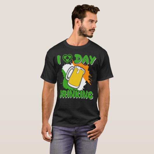 Männer Lustiges St.Patrick's Day T-Shirt (Vorne ganz)