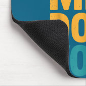 Männer machen echtes Yoga Mousepad (Ecke)