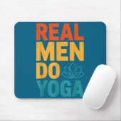 Männer machen echtes Yoga Mousepad (Mit Mouse)