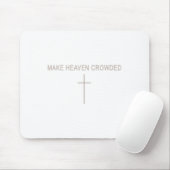 Männer machen Himmelskugel Christlichen Minimalist Mousepad (Mit Mouse)