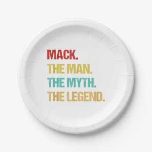 Männer Mack Der Mann Der Mythos Die Legende Pappteller