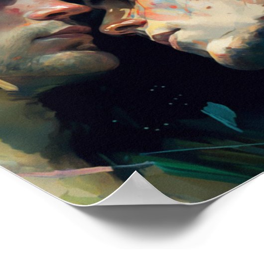 Männer Madame in Liebe Poster (Ecke)