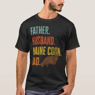 Männer Maine Coon Katze Vater Ehemann Maine Coon P T-Shirt