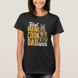 Männer Maine Coon Katzen-Vater Bester Maine Coon V T-Shirt