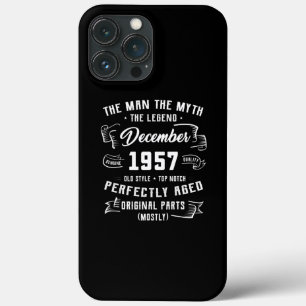 Männer Mann Mythos Legende Dezember 1957 65. Gebur Case-Mate iPhone Hülle
