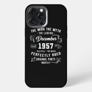 Männer Mann Mythos Legende Dezember 1957 65. Gebur iPhone 13 Pro Max Hülle