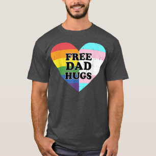 Männer Männer - gratis Vater Schläger mit Regenbog T-Shirt