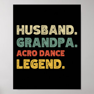 Männer Männer Lustiger Hund Opa Biathlon Legende V Poster