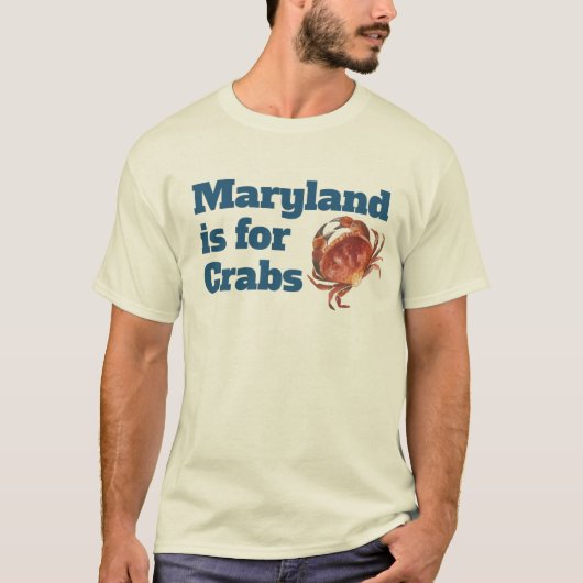 MÄNNER - Maryland ist für Krabben T-Shirt (Vorderseite)