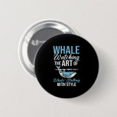 Männer Meeresbiologe Aquaristiker Ozeantier Button (Vorne & Hinten)
