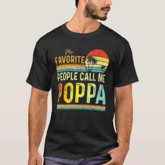 Männer Meine Lieblings-Leute nennen mich Poppa Vat T-Shirt