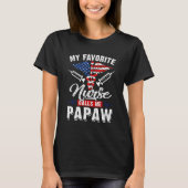 Männer Meine Lieblingsschwester nennt mich Papaw P T-Shirt (Vorderseite)