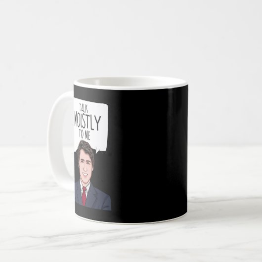 Männer Ministerpräsidentin Trudeau Graphic for Kaffeetasse (Vorderseite Links)