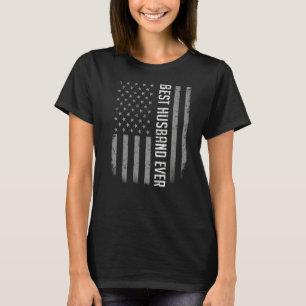 Männer mit der besten Ehemännchenflagge je amerika T-Shirt