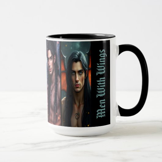 Männer mit Flügeln Romantasy Tasse (Rechts)