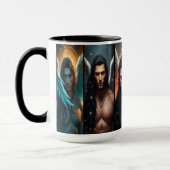 Männer mit Flügeln Romantasy Tasse (Links)
