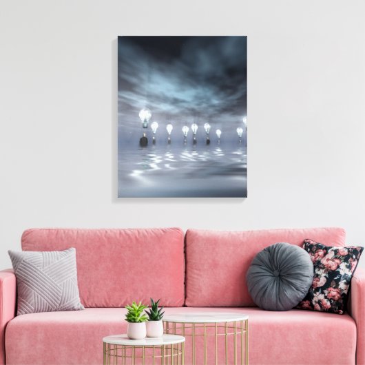 Männer mit Ideen Leinwanddruck (Insitu (Wohnzimmer))