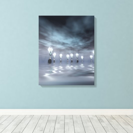 Männer mit Ideen Leinwanddruck (Insitu (Holzboden))