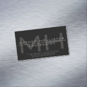 Männer Mit Monogramm, Visitenkartenmagazin Magnetische Visitenkarte (Beispiel)