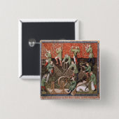 Männer mit Netzen Button (Vorne & Hinten)