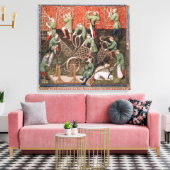 Männer mit Netzen Leinwanddruck (Insitu (Wohnzimmer))