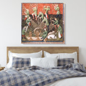 Männer mit Netzen Leinwanddruck (Insitu (Schlafzimmer))