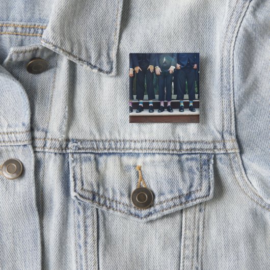 Männer mit Socken - Square Button (Beispiel)