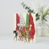 Männer mit Standards gemäß Seigneur Postkarte (Stehend Vorderseite)