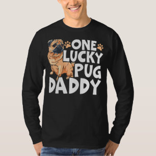 Männer Mops Vater Hundezüchter Hundebesitzer Vater T-Shirt
