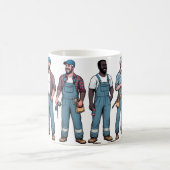 Männer müssen klassische Tasse, 325 ml, fischen Kaffeetasse (Mittel)