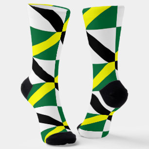 Männer nachhaltige Crew Socken mit der Fahne von M
