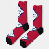 Männer nachhaltige Crew Socken mit Fahne von Arkan (Linkes Detail)
