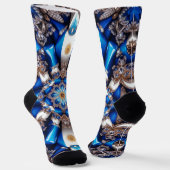 Männer nachhaltige Socken mit argentinischen Farbe (Gewinkelt)