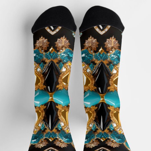 Männer nachhaltige Socken mit Bahamas-Farben (Oben)