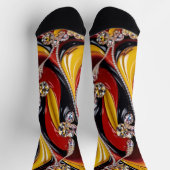 Männer nachhaltige Socken mit belgischen Farben (Oben)