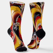 Männer nachhaltige Socken mit belgischen Farben (Gewinkelt)