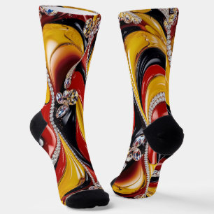 Männer nachhaltige Socken mit belgischen Farben