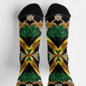Männer nachhaltige Socken mit jamaikanischen Farbe (Oben)